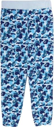 A Bathing Ape Abc Camo Sweat Pants Blue 1J30-152-008-BLU