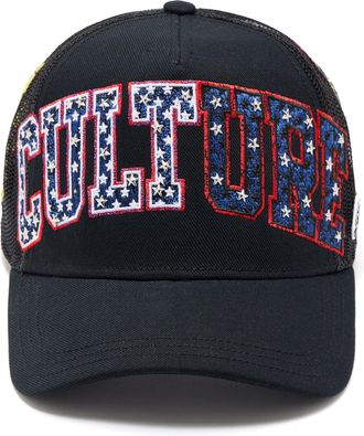 Cult of Individuality Mesh Back Trucker Hat Culture In Black