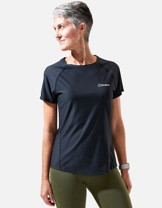 Berghaus Womens Berghaus Womens 24/7 Tech Stretch T-Shirt - Black - Size: 14