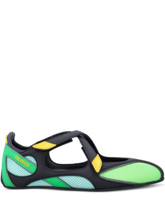 The Attico Ballerinas met bandje - Zwart