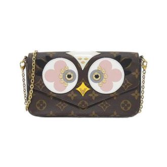 Louis Vuitton Pre-owned Pochette Felicie Monogram Schoudertas - Dames - Pre-owned - Bruin - Maat: ONE Size