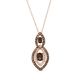 Le Vian Ladies Vivids Pendant Necklace set in 14K Strawberry Gold WAUV 11