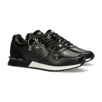 Mexx Schoenen, Dames, Zwart, 38 EU, Leer, Sneakers
