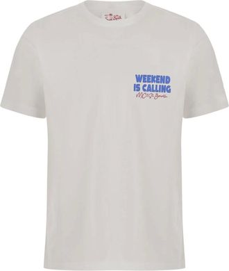 MC2 Saint Barth T-Shirts, male, White, Size: L Delmar T-shirt