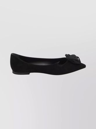 Roger Vivier ballerina shoes featuring heart silhouette