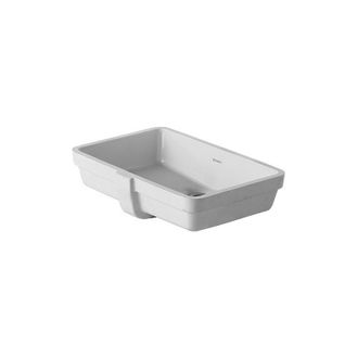 Duravit Duravit Lavabo Empotrado Vero 48 Cm, Con Desbordamiento, Sin Banco De Toma De Corriente, Blanco - 0330480022