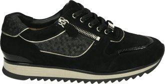 Hassia Sportieve Lage Damesschoenen Zwart - Dames - Sneakers - Zwart - 38 1/2 EU - Leer - Schoenen