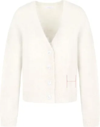H&eacute;st H&eacute;st - Pernille Korte Vest - Dames - Truien - Wit - Maat: M Wol