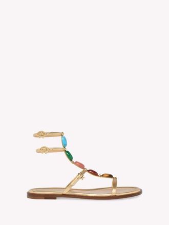 Gianvito Rossi Shanti 05 Sandals in Metallic Gold at Nordstrom, Size 41.5