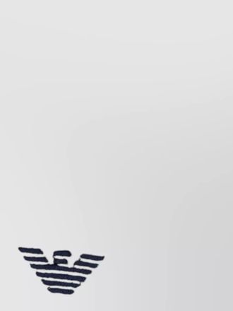 Emporio Armani cotton logo-embroidered crew-neck t-shirt