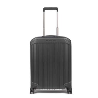 Piquadro 4 wheel cabin suitcase - unisex - Handbagage koffer - Zwart - ONE Size - Koffers