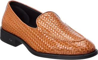 Giuseppe Zanotti Sorrento 15 Woven Leather Loafer
