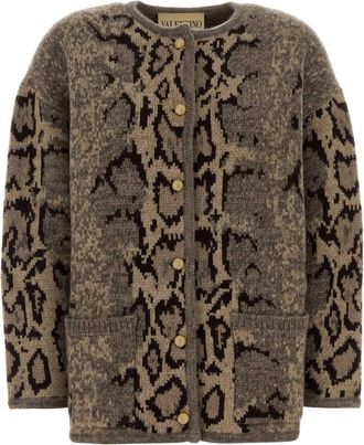 Valentino Garavani Embroidered Cashmere Cardigan