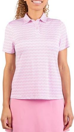 Tailorbyrd Martini Glass Print Polo in Pink at Nordstrom Rack, Size X-Large