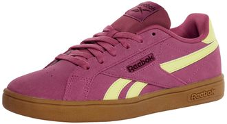 Reebok Womens Court Retro Trainers, Studio Pink/Yellow/Blackcherry, 42.5 EU, Studiopink Yellowhaze Blackcherry, 9.5 UK