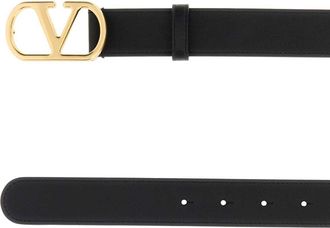 Valentino Garavani Vlogo Belt - Black