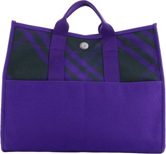 Burberry Open Shopper Tote Check Large (Authentic Pre-Loved)
