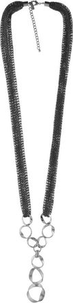 Dansk Copenhagen Lang Gebreide Vloeibare Ketting - Dames - Kettingen - Grijs - ONE Size - Accessoires