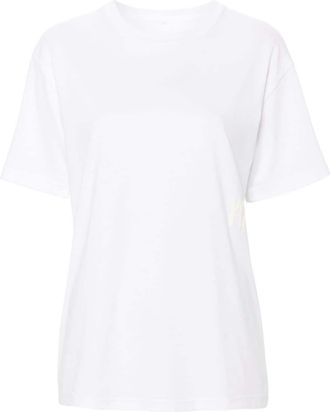 Alexander Wang logo-print cotton T-shirt - women - Cotton - L - White