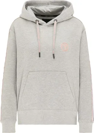 Carlo Colucci Hoodies & sweatvesten, Dames, Grijs, XS, Leer, Basic Hoodie