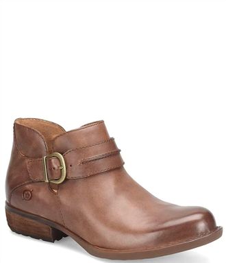 Born Womens Kati Hardware Strap Booties In Brown