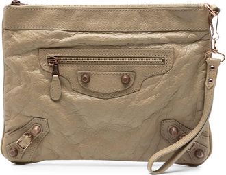 Balenciaga Pre-owned Balenciaga Lambskin Motocross Giant 12 Clutch Ladies QNE0JCP0EZNCAWW2