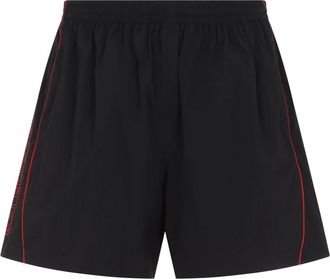 Balenciaga Korte Broeken, Heren, Zwart, S, Tracksuit Shorts