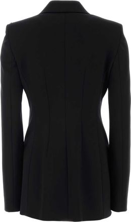 Sportmax Womens Black Stretch Jersey Arco Blazer Nero Giacche E Gilet Jacket