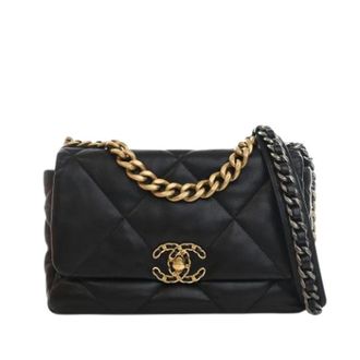 Chanel Pre-owned 19 Flap Bag - - Pre-owned - Donna - Nero - ONE SIZE