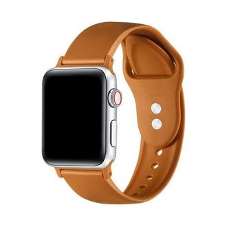 Posh Tech Silicone Band for Apple Watch in Rustic Caramel at Nordstrom