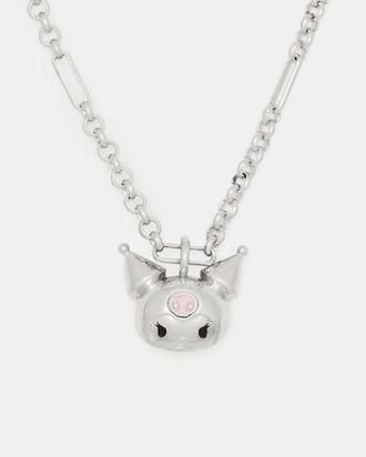 Kate Spade New York Womens Hello Kitty And Friends X New York Kuromi Pendant - Silver - One Size