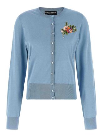 Dolce & Gabbana Floral Embroidery Cardigan