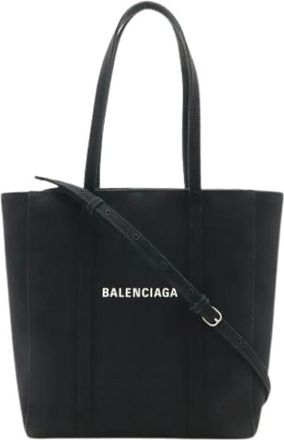 Balenciaga Pre-owned Tote Bags, female, Black, Size: ONE SIZE Pre-owned Vintage Tote Bag