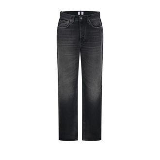 Haikure Straight Jeans, male, Black, Size: W32 Logan Jeans