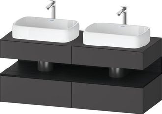 Duravit Qatego Consola Mueble Bajo Lavabo, 2 Extensiones, 2 - Duravit