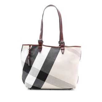 Burberry Pre-owned Burberry Mega Check Canvas Tote Ladies CNQINCHOQIN