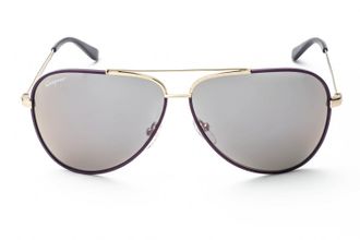 Ferragamo SF131S Aviator Sunglasses - Gold