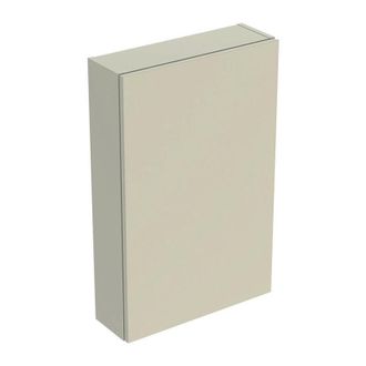 Keramag Geberit H&auml;ngeschrank Icon 450x700x150mm M 1 T&uuml;r Sandgrau Hochglanz