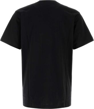 Moschino Mens Black Cotton T-Shirt Fantasianero Exterior Exterior: T-shirts And Polos