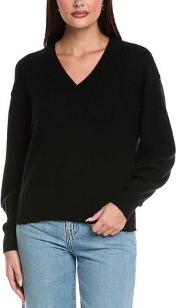 Brodie Glitz Smiley Cashmere V-neck Sweater