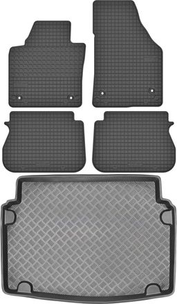 OEM Volkswagen Caddy Life Maxi Kombivan De 2008 A 2020. Juego De Alfombrillas De Goma Para Coche Y Maletero