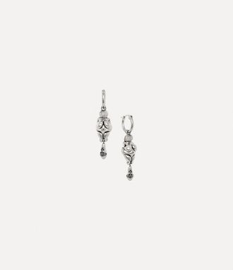 Vivienne Westwood Venus Small Earrings Antique-platinum Antique-platinum Women
