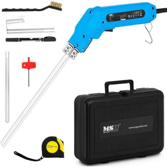MSW Bike Accessories Cuchillo T&eacute;rmico Para Cortar Pl&aacute;sticos De Poliestireno 250 Mm 500 &deg;c 250 W - Juego