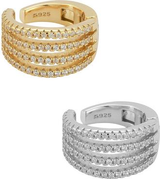 Glaze Jewelry Silver Cz Earrings