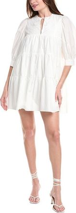 English Factory Blouson Sleeve Mini Dress