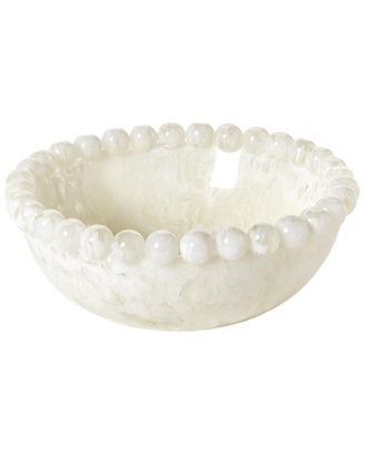 Two's Company Modern Pop Beaded Rim Bowl