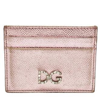 Dolce & Gabbana Pre-owned Leather Wallet - Dames - Pre-owned - Roze - Maat: ONE Size Leer