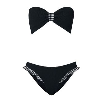 Hunza G Mujer, Trajes de baño, Negro, Talla: ONE Size