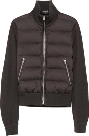 Tom Ford Jassen, Heren, Grijs, L, Korte Donsjas