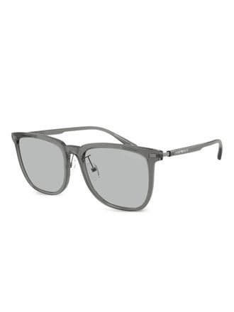 Emporio Armani Occhiali da sole squadrati - Grigio